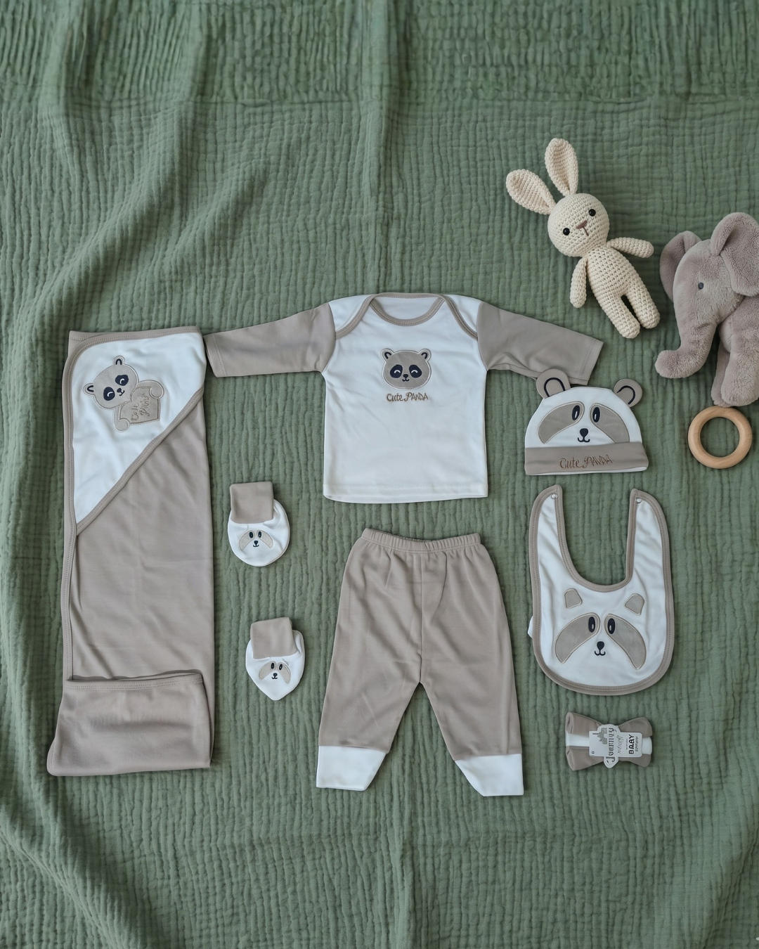 7 Pcs Cute Panda Starter Set