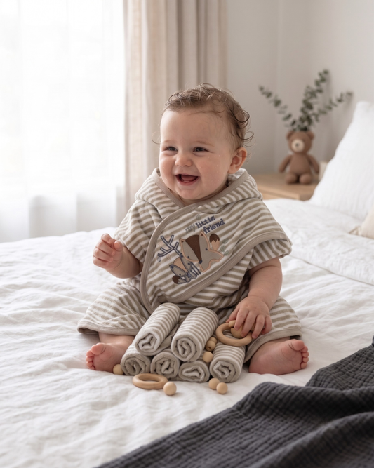 Newborn Towel & Washcloth Set – Delicate Skin Care
