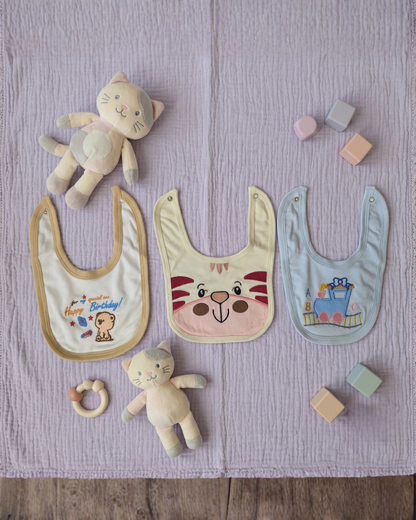 Cute Print Baby Bib – Universal Fit