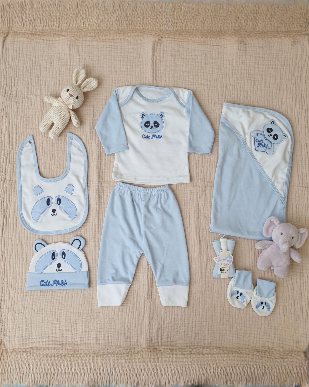 7 Pcs Cute Panda Starter Set