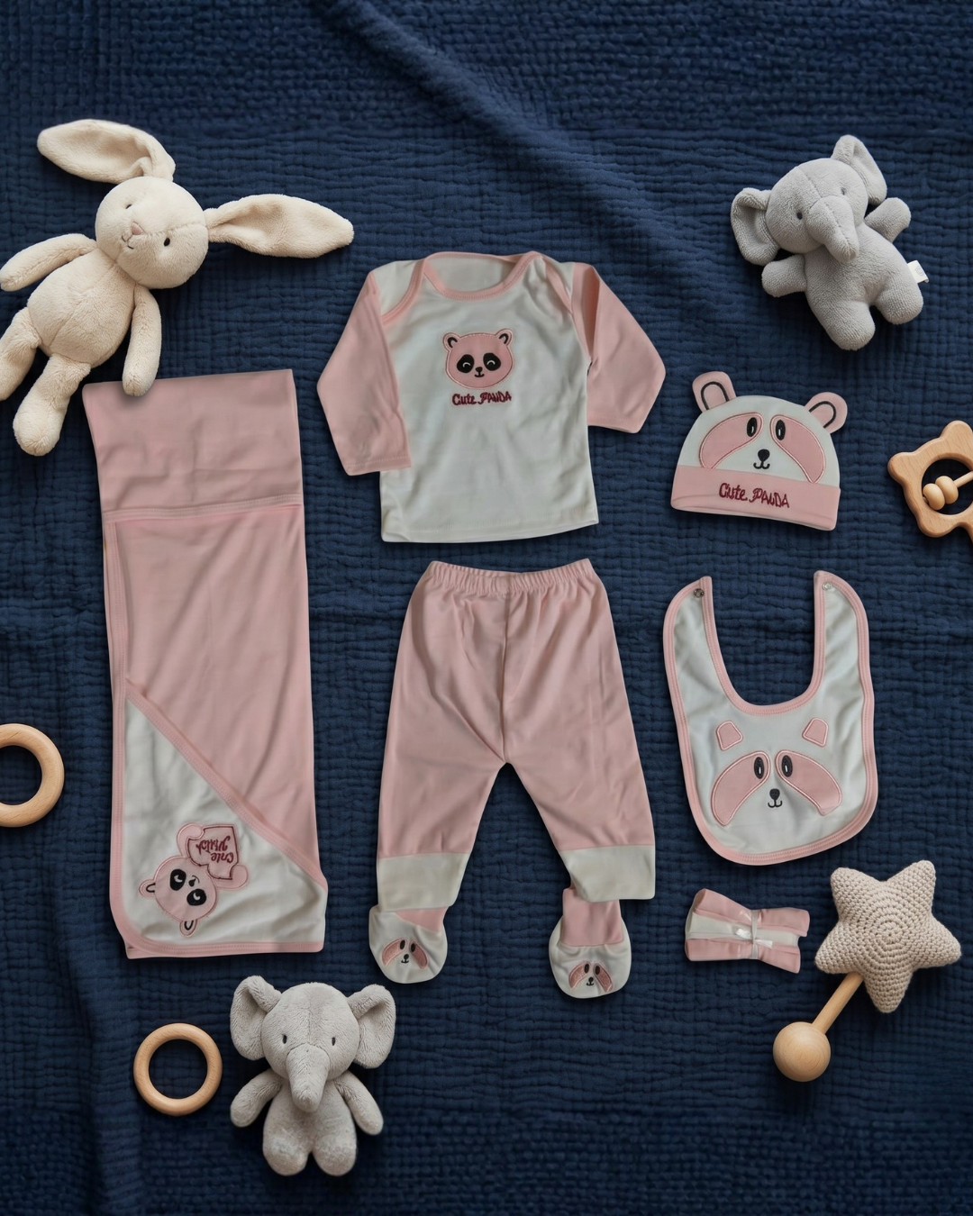 7 Pcs Cute Panda Starter Set